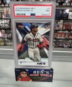 2018 BOWMAN'S BEST #51 RONALD ACUNA JR. RC PSA 9