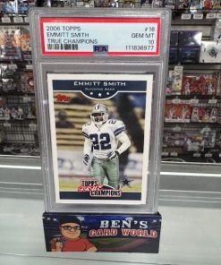 2006 TOPPS TRUE CHAMPIONS #16 EMMITT SMITH PSA 10