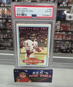 1980 TOPPS #160 WALTER PAYTON AP PSA 6
