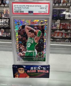 2019-20 HOOPS PREMIUM STOCK PRIZMS PULSAR #6 JAYSON TATUM PSA 10