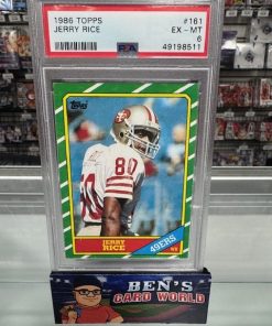 1986 TOPPS #161 JERRY RICE RC PSA 6