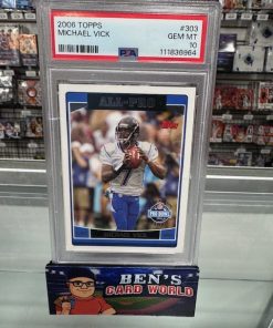 2006 TOPPS #303 MICHAEL VICK AP PSA 10