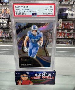 2023 SELECT PRIZM SILVER DIE CUT #221 SAM LAPORTA PSA 10