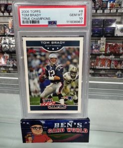 2006 TOPPS TRUE CHAMPIONS #8 TOM BRADY PSA 10