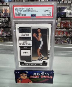 2023-24 PANINI CONTENDERS RETAIL #11 VICTOR WEMBANYAMA PSA 10