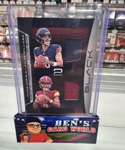 2024 PANINI BLACK DUSK 2 DAWN JERSEYS ROYAL #2 JAYDEN DANIELS/CALEB WILLIAMS