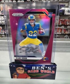 2024 PANINI PRIZM AUTOGRAPHS PRIZMS PINK #308 BLAKE CORUM