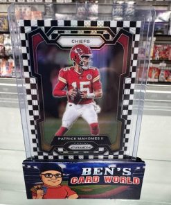 2024 PANINI PRIZM PRIZMS BLACK AND WHITE CHECKER #149 PATRICK MAHOMES II