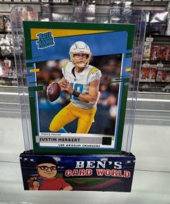 2020 DONRUSS PRESS PROOF GREEN #303 JUSTIN HERBERT RR