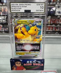 2019-22 POKEMON SWORD AND SHIELD BLACK STAR PROMOS #SWSH236 DRAGONITE VSTAR P/(POKEMON GO PREMIERE D