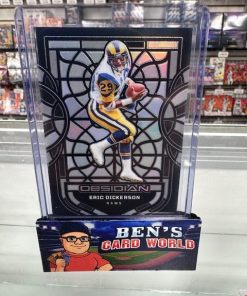 2024 PANINI OBSIDIAN BLACK STAINED GLASS #2 ERIC DICKERSON
