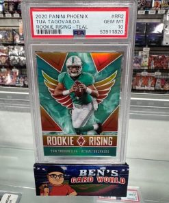 2020 PANINI PHOENIX ROOKIE RISING TEAL #2 TUA TAGOVAILOA /175 PSA 10