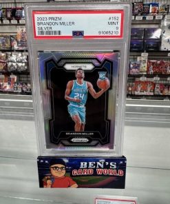 2023-24 PANINI PRIZM PRIZMS SILVER #152 BRANDON MILLER PSA 9