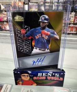 2021 TOPPS CHROME BLACK SUPER FUTURES AUTOGRAPHS GOLD REFRACTORS #SFAYA YORDAN ALVAREZ /50
