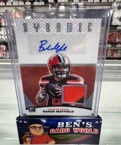 2019 DONRUSS OPTIC DYNAMIC PATCH AUTOGRAPHS #2 BAKER MAYFIELD /15