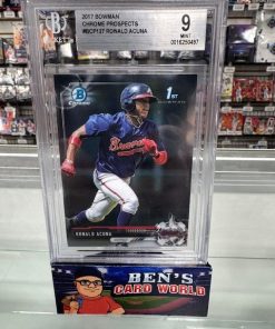 2017 BOWMAN CHROME PROSPECTS #BCP127 RONALD ACUNA BGS 9