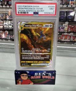 2023 POKEMON SWORD AND SHIELD CROWN ZENITH GALARIAN GALLERY #GG68 ORIGIN FORME DIALGA VSTAR GGS PSA